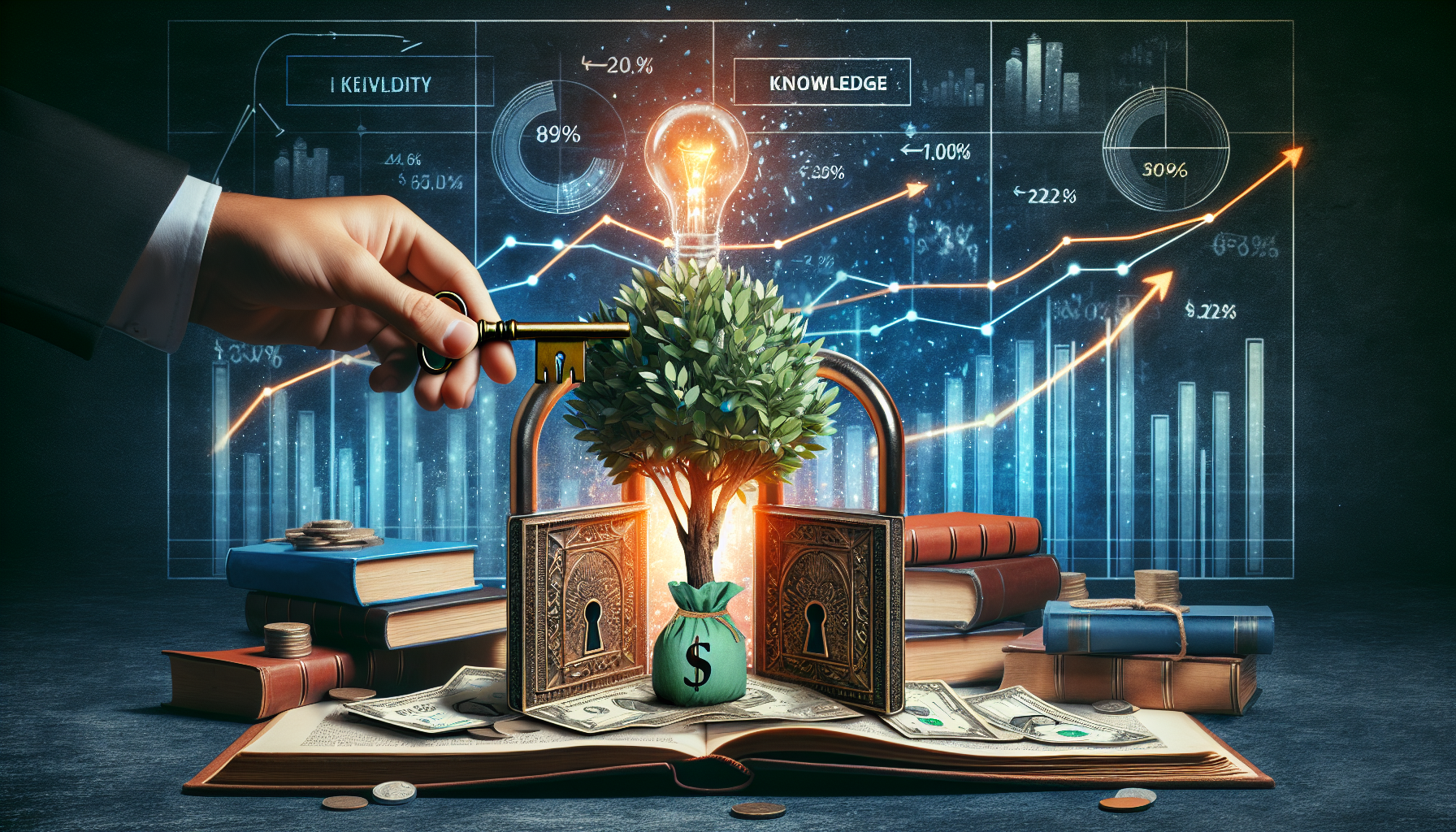 AI-generated image to illustrate the content of Dollar Sense Future.
