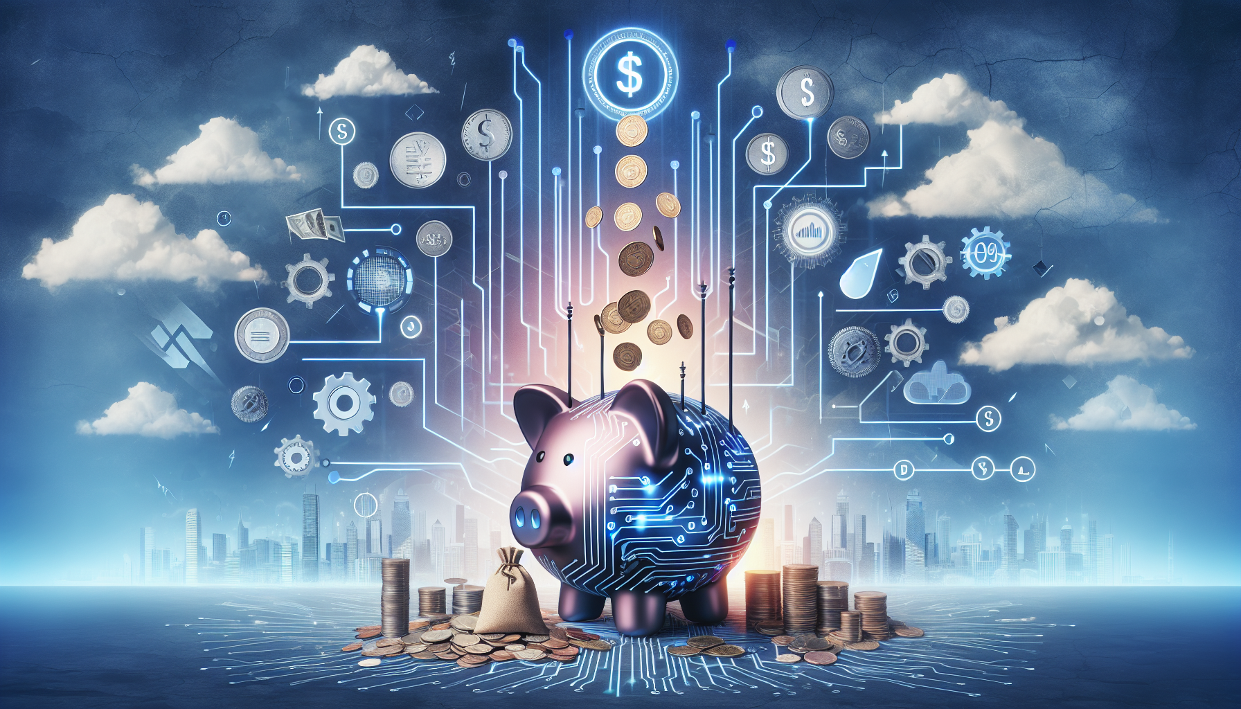 AI-generated image to illustrate the content of Dollar Sense Future.