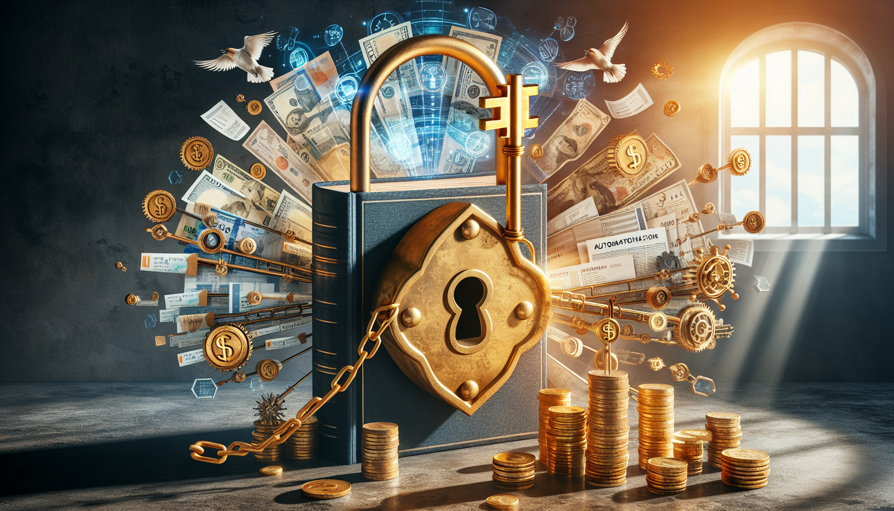 AI-generated image to illustrate the content of Dollar Sense Future.