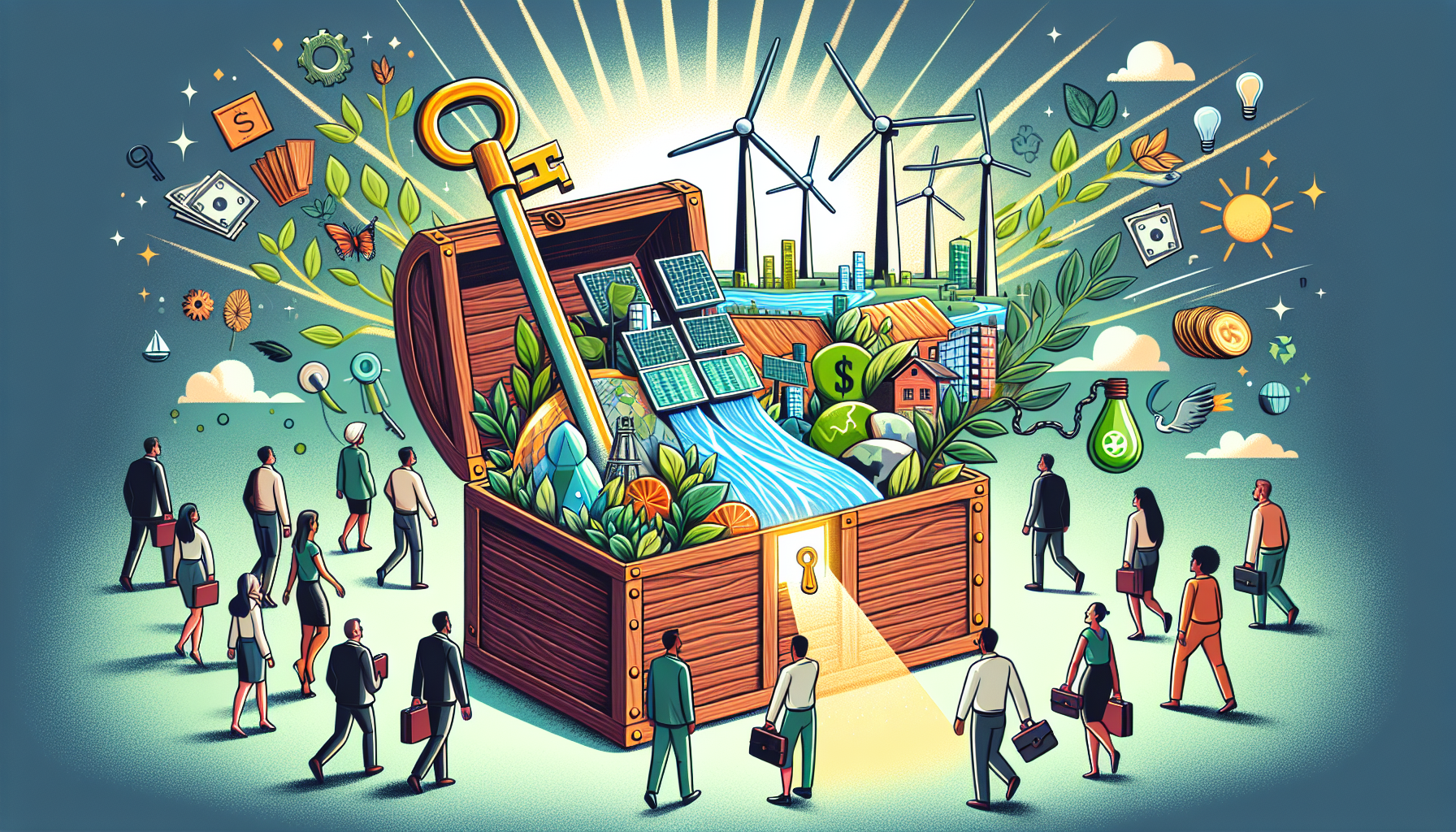 AI-generated image to illustrate the content of Dollar Sense Future.