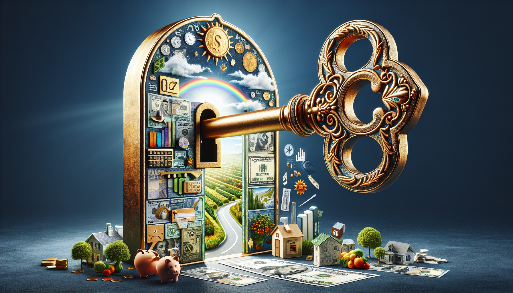 AI-generated image to illustrate the content of Dollar Sense Future.