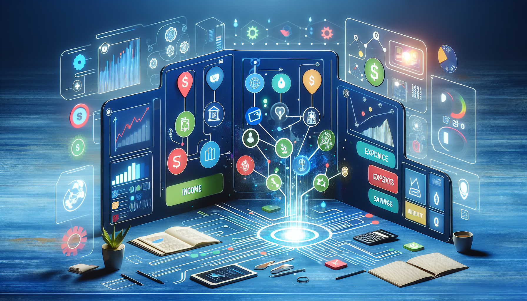 AI-generated image to illustrate the content of Dollar Sense Future.