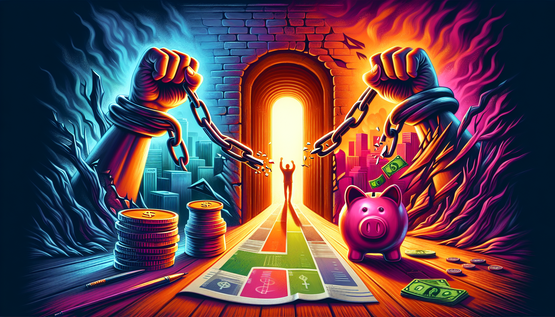 AI-generated image to illustrate the content of Dollar Sense Future.