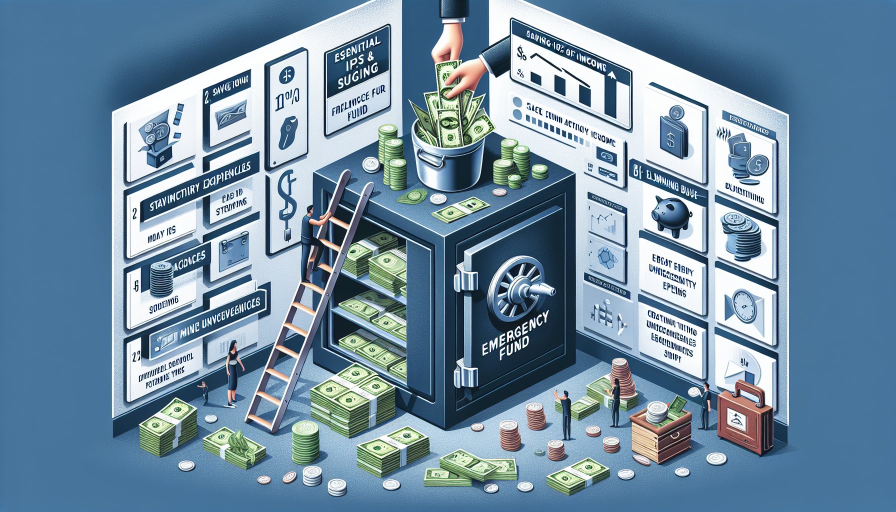 AI-generated image to illustrate the content of Dollar Sense Future.