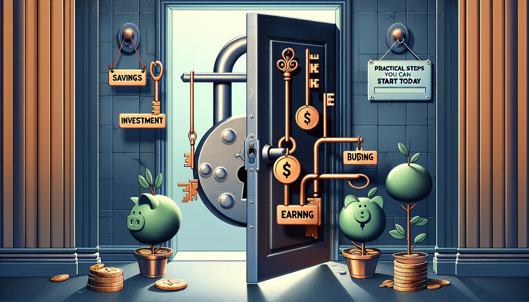 AI-generated image to illustrate the content of Dollar Sense Future.