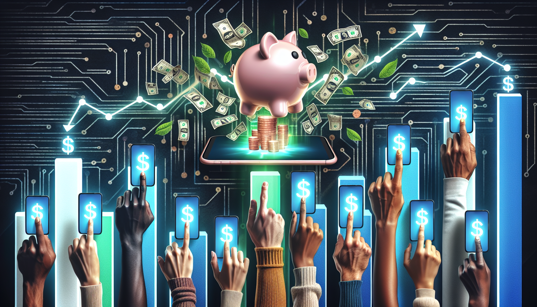 AI-generated image to illustrate the content of Dollar Sense Future.