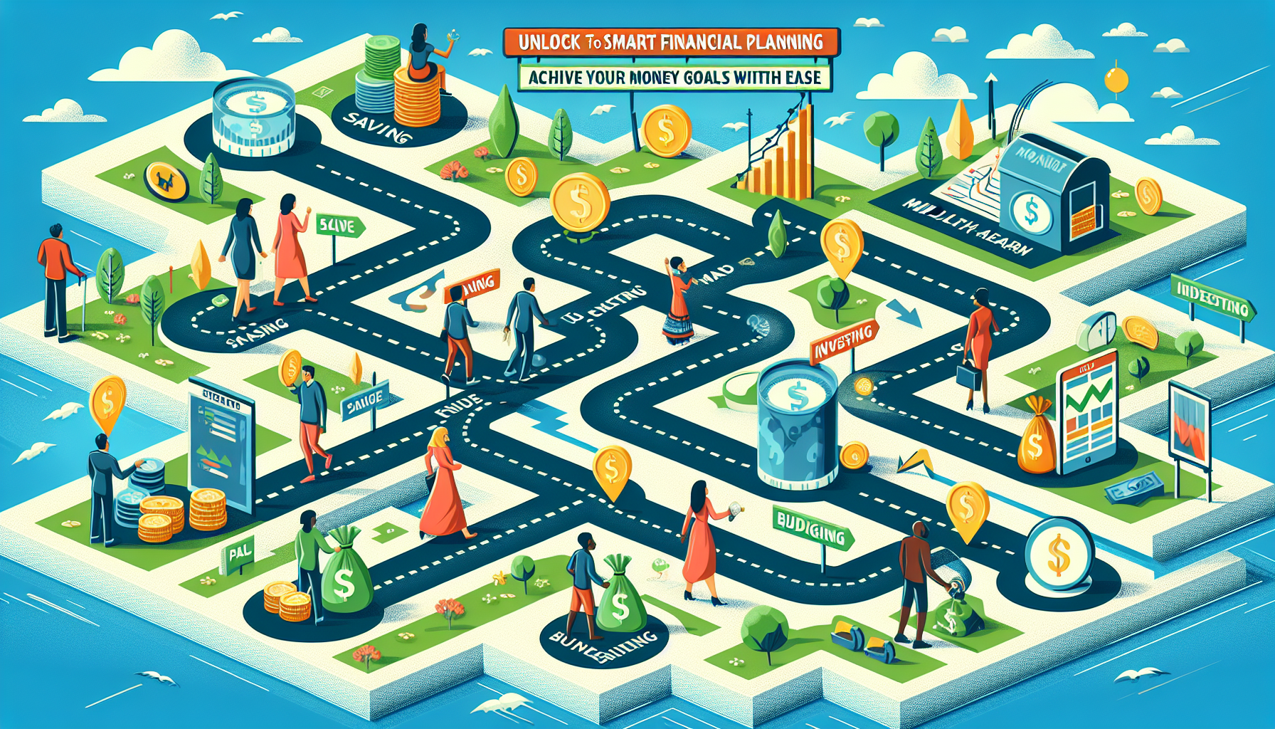 AI-generated image to illustrate the content of Dollar Sense Future.