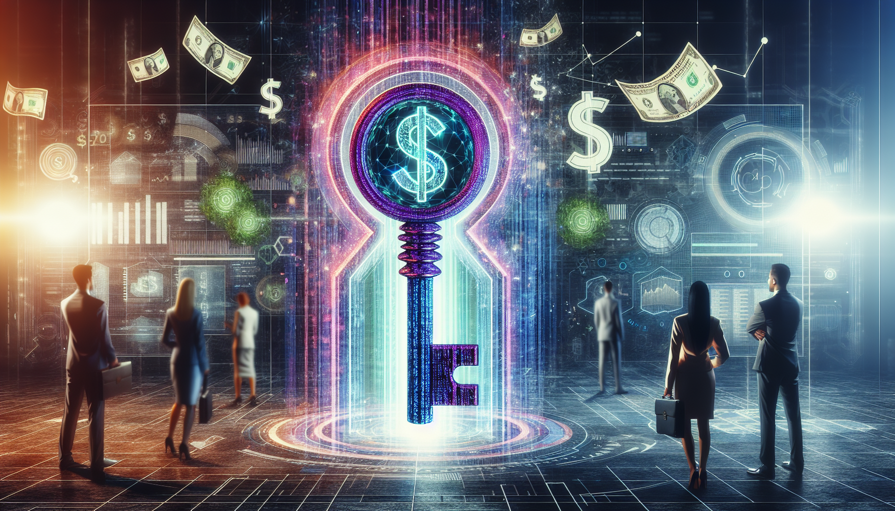 AI-generated image to illustrate the content of Dollar Sense Future.