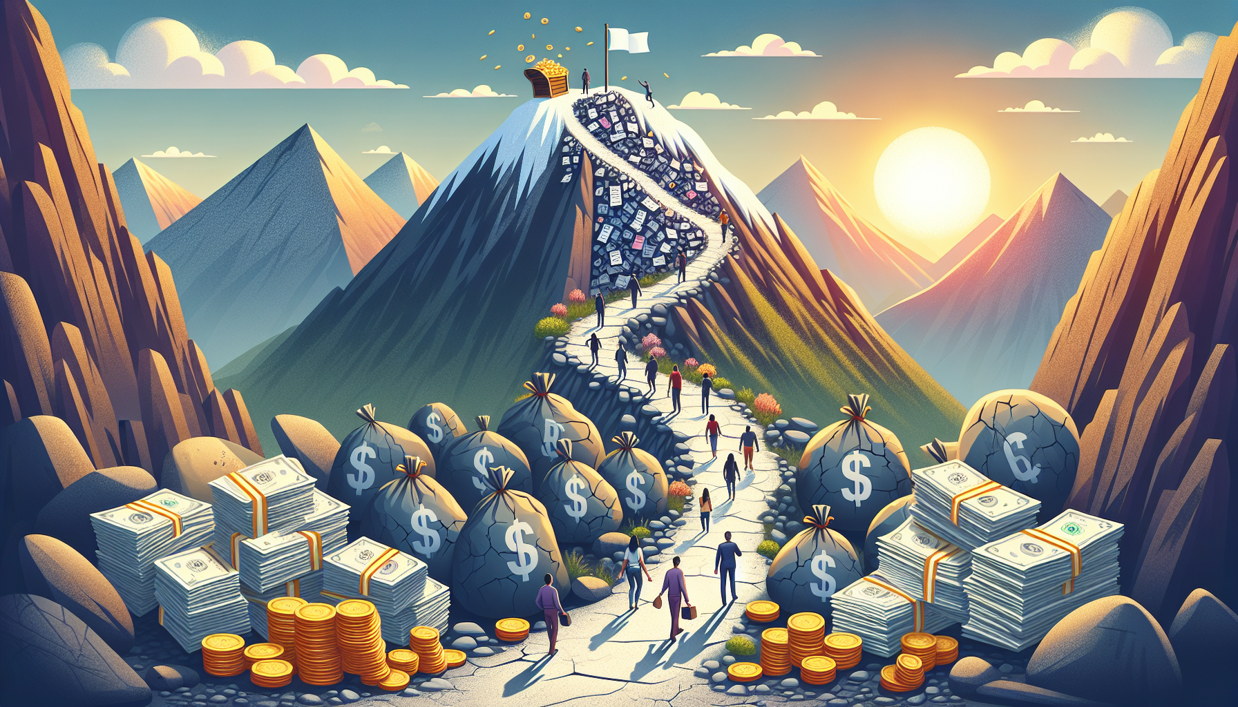 AI-generated image to illustrate the content of Dollar Sense Future.