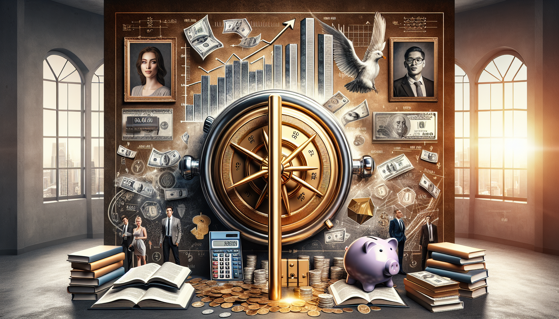 AI-generated image to illustrate the content of Dollar Sense Future.