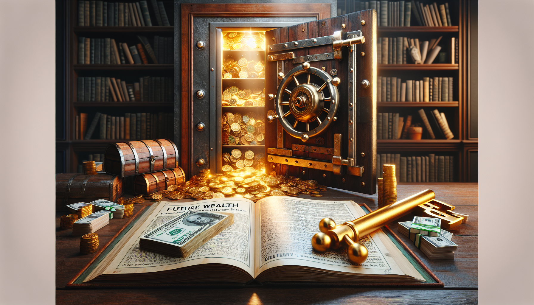 AI-generated image to illustrate the content of Dollar Sense Future.