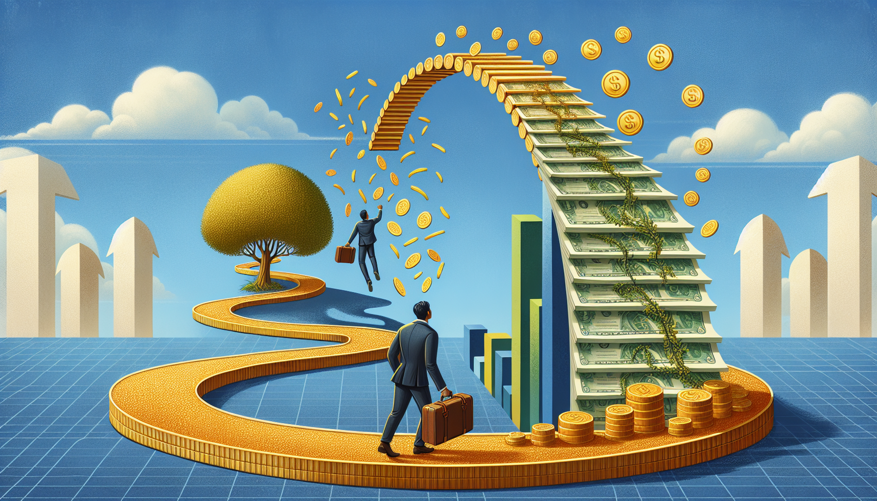 AI-generated image to illustrate the content of Dollar Sense Future.