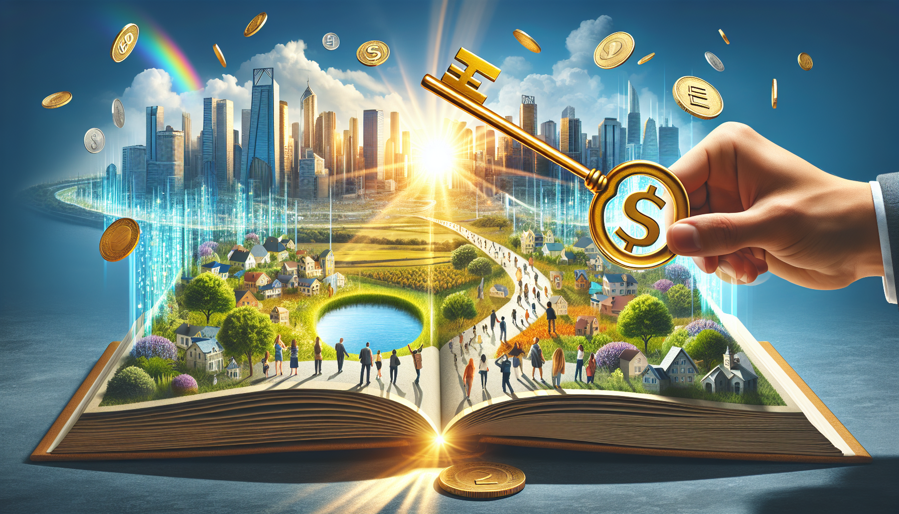 AI-generated image to illustrate the content of Dollar Sense Future.