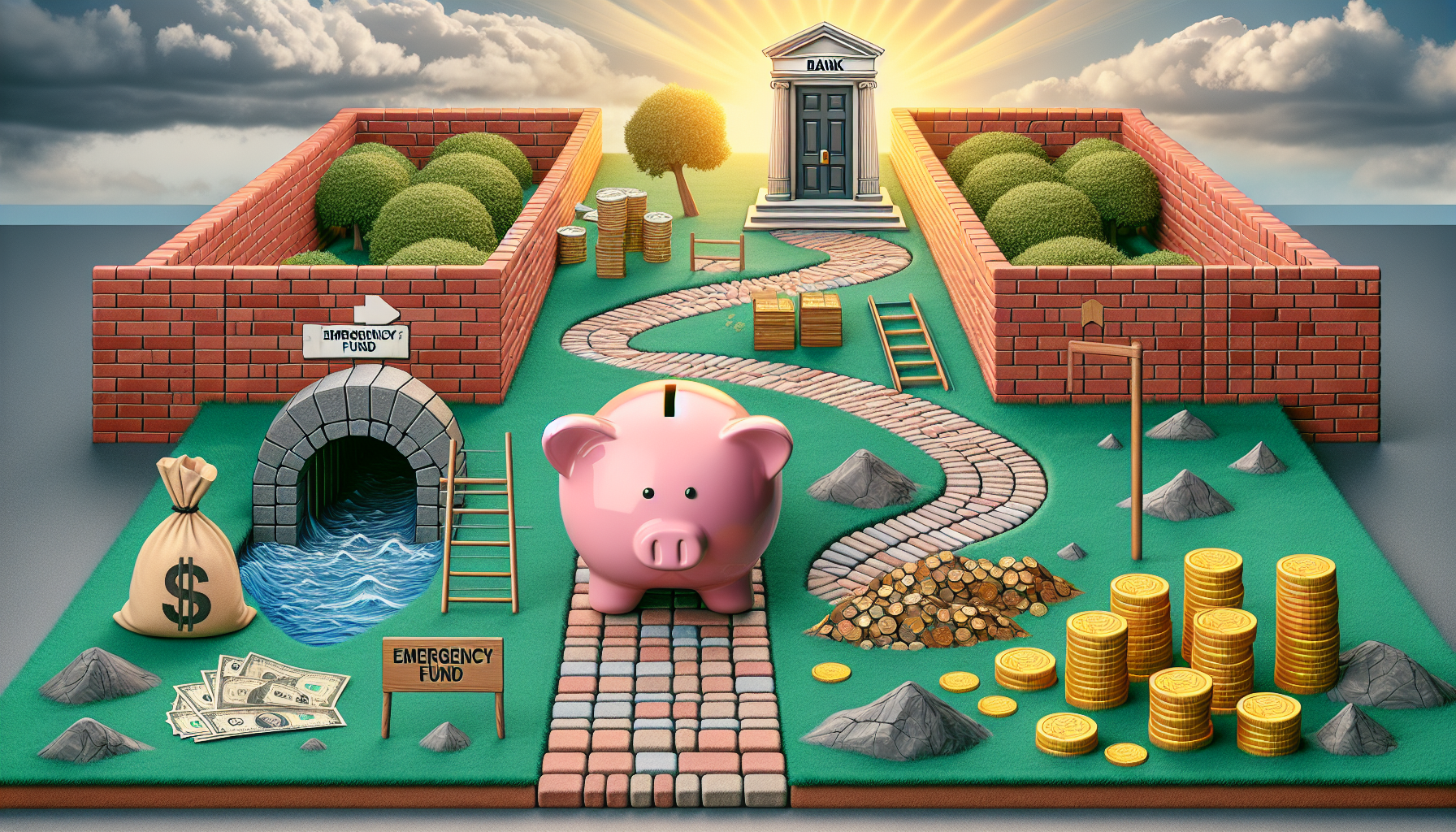 AI-generated image to illustrate the content of Dollar Sense Future.
