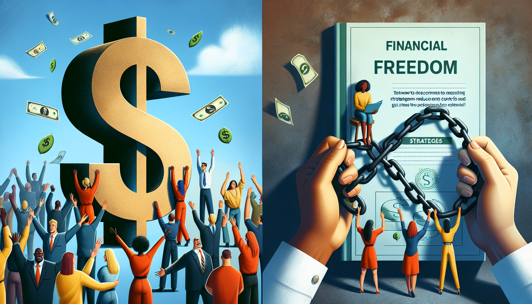 AI-generated image to illustrate the content of Dollar Sense Future.