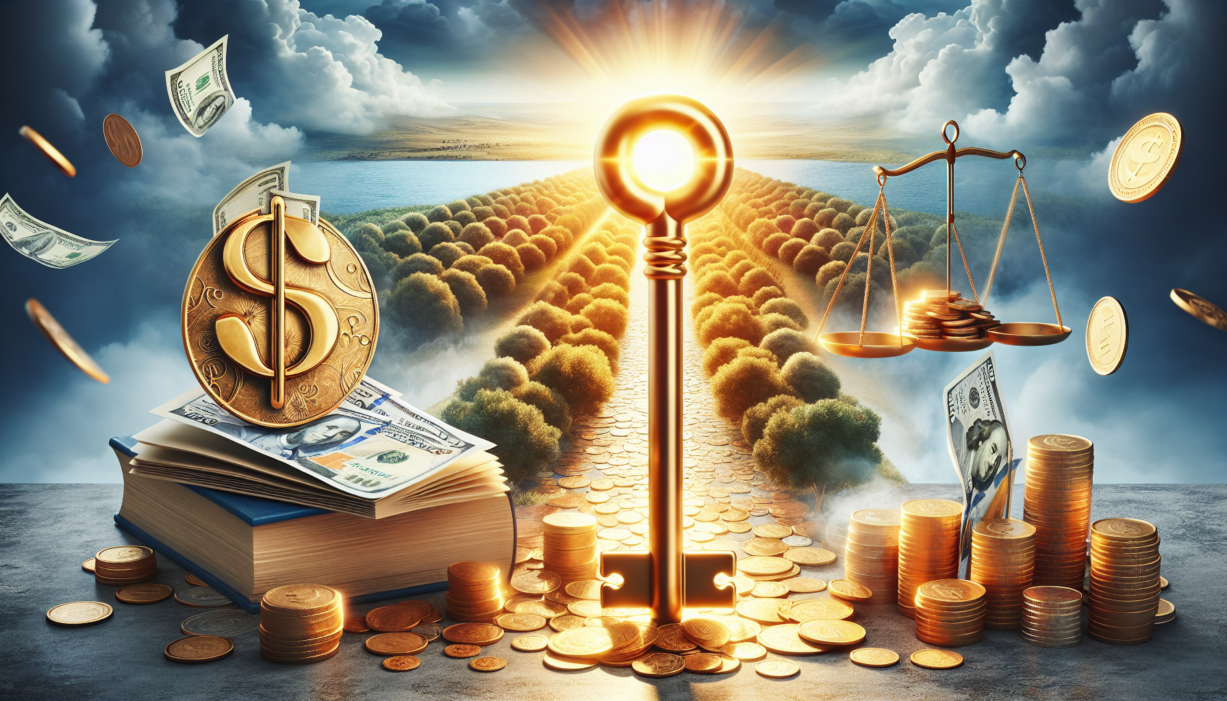 AI-generated image to illustrate the content of Dollar Sense Future.