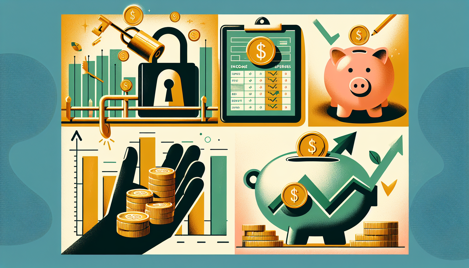 AI-generated image to illustrate the content of Dollar Sense Future.