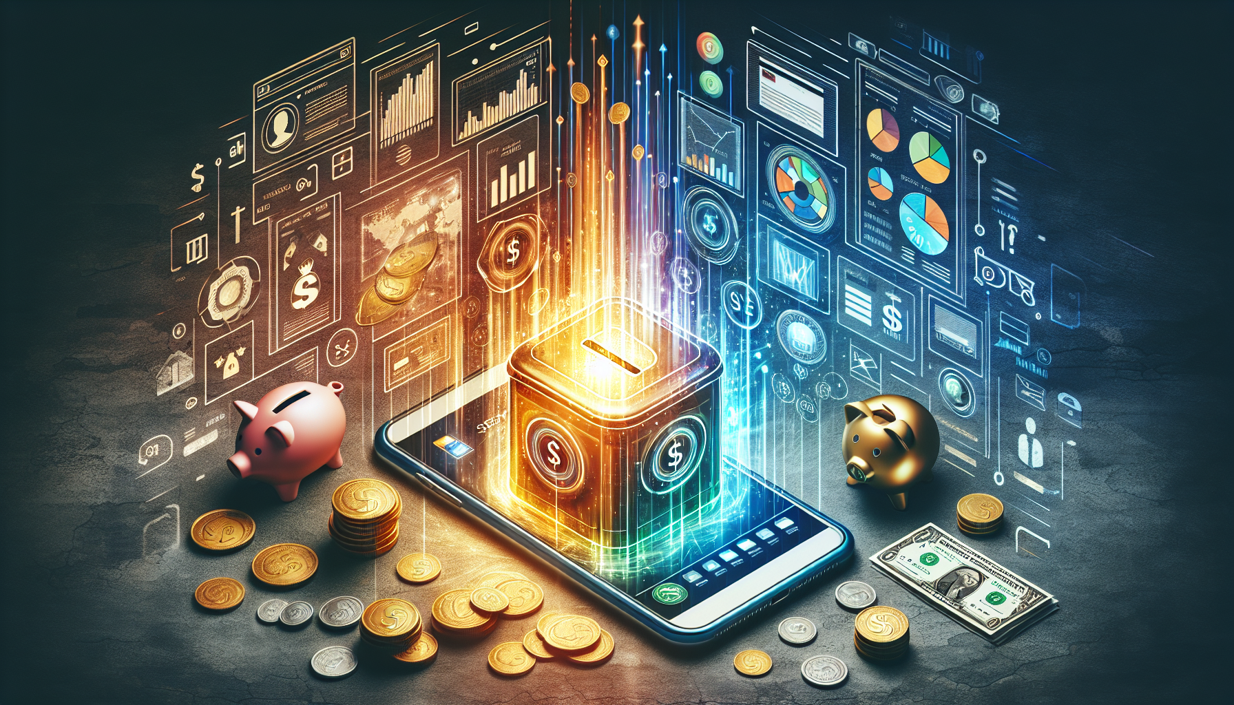 AI-generated image to illustrate the content of Dollar Sense Future.