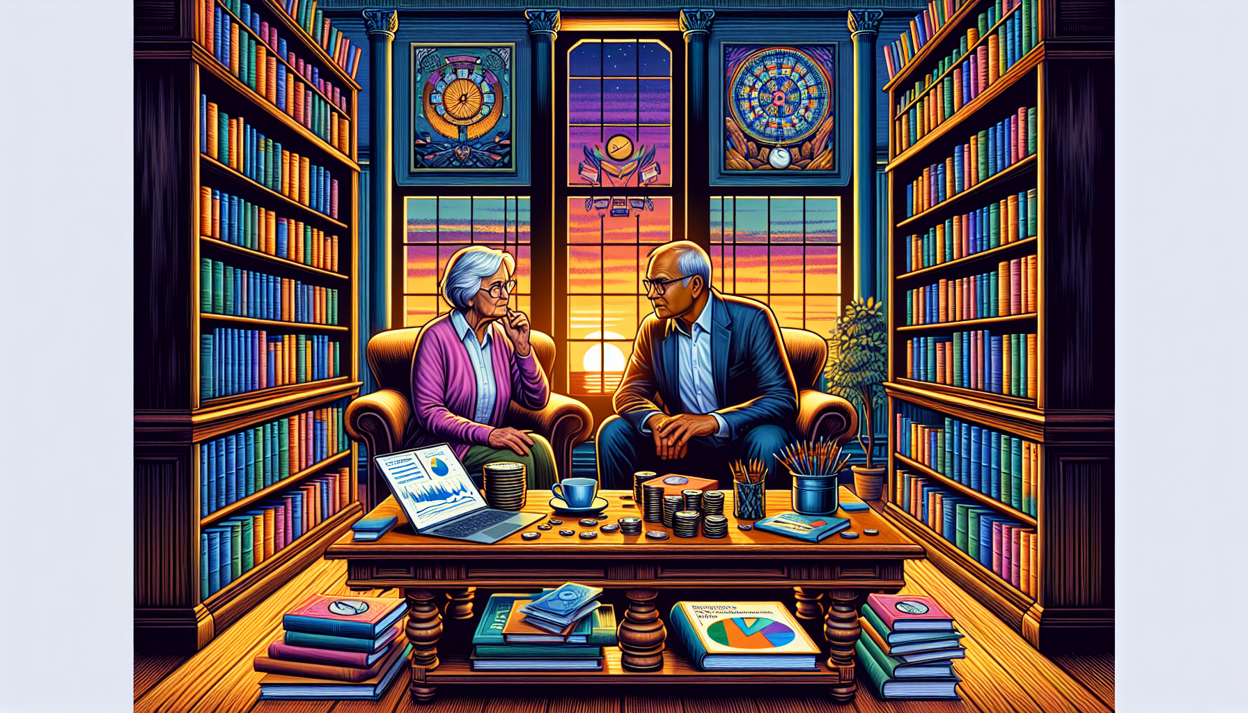 AI-generated image to illustrate the content of Dollar Sense Future.