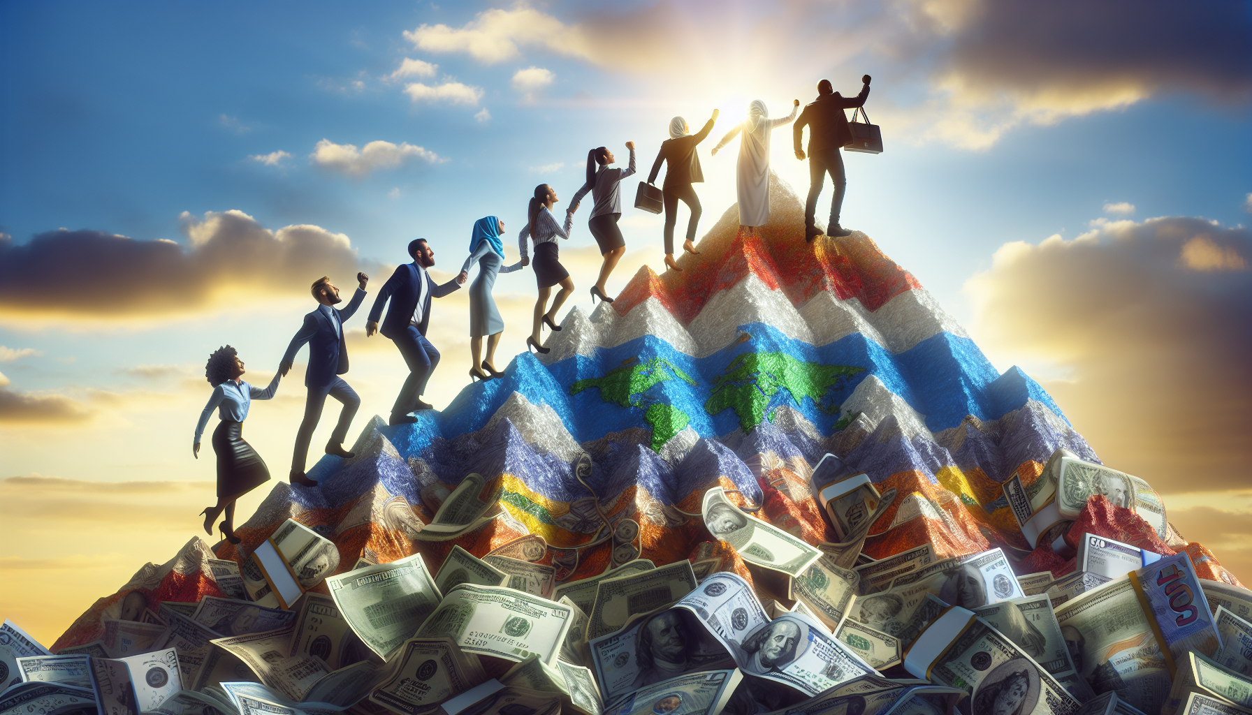AI-generated image to illustrate the content of Dollar Sense Future.