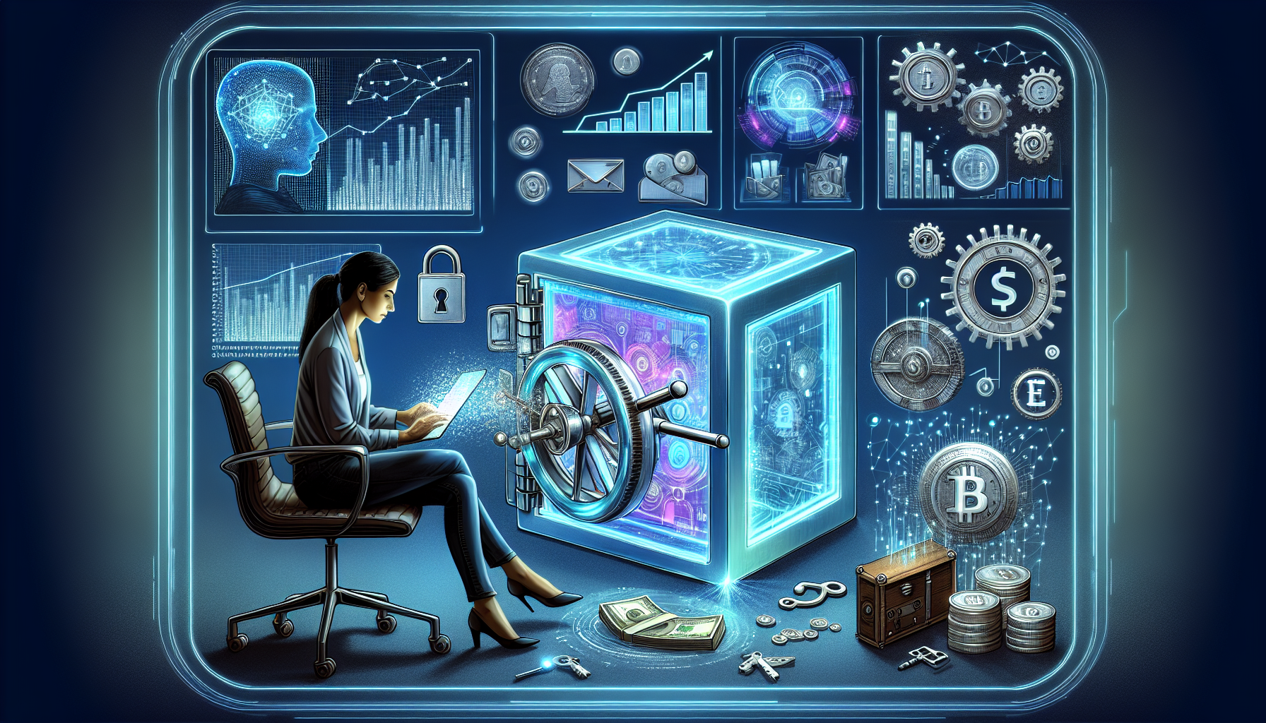 AI-generated image to illustrate the content of Dollar Sense Future.
