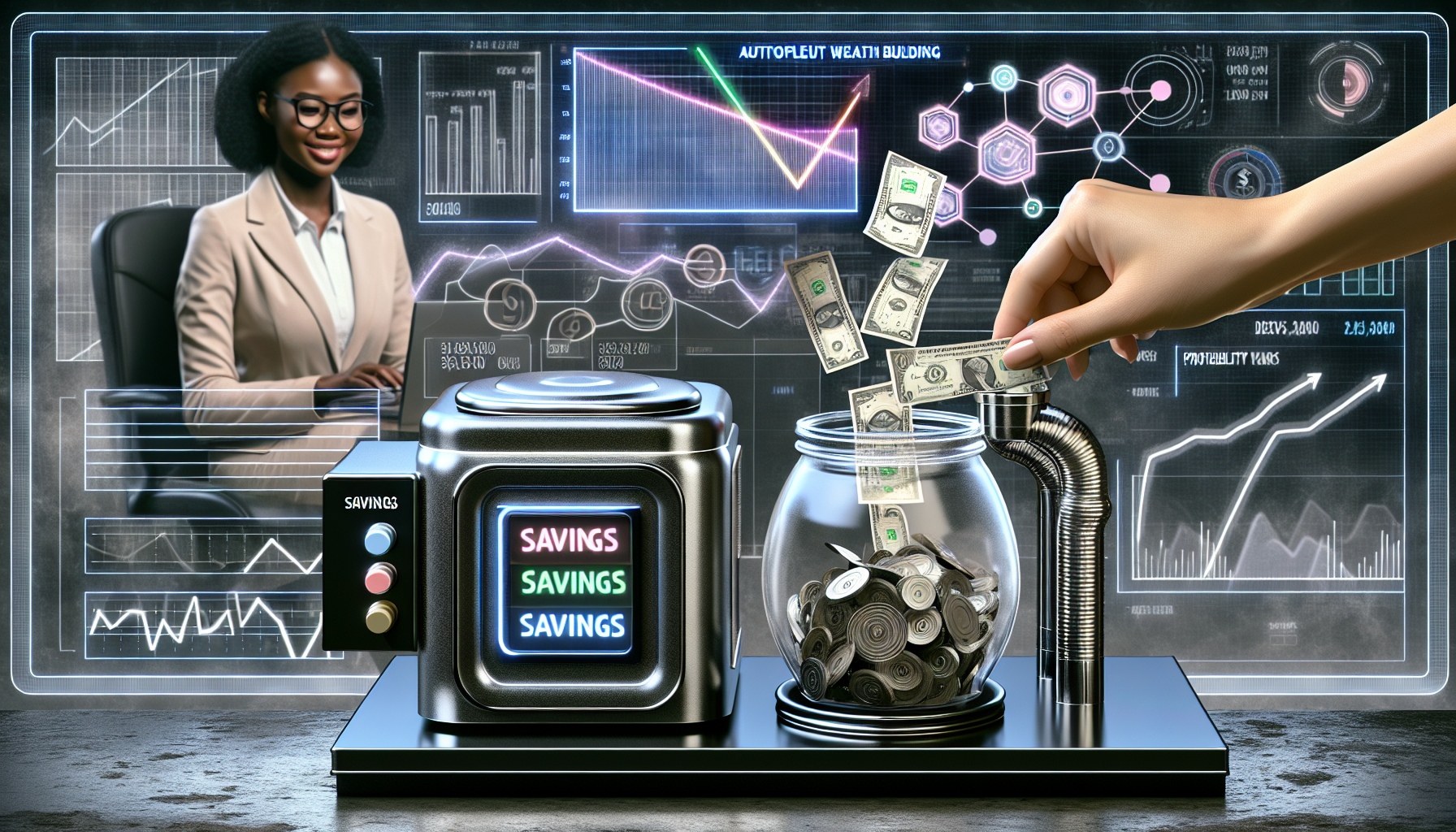 AI-generated image to illustrate the content of Dollar Sense Future.